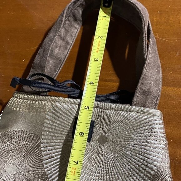 lisa lill studio purse Women’s One Of A Kind Custom Make Mini Fabric Tote Gold - Picture 7 of 10